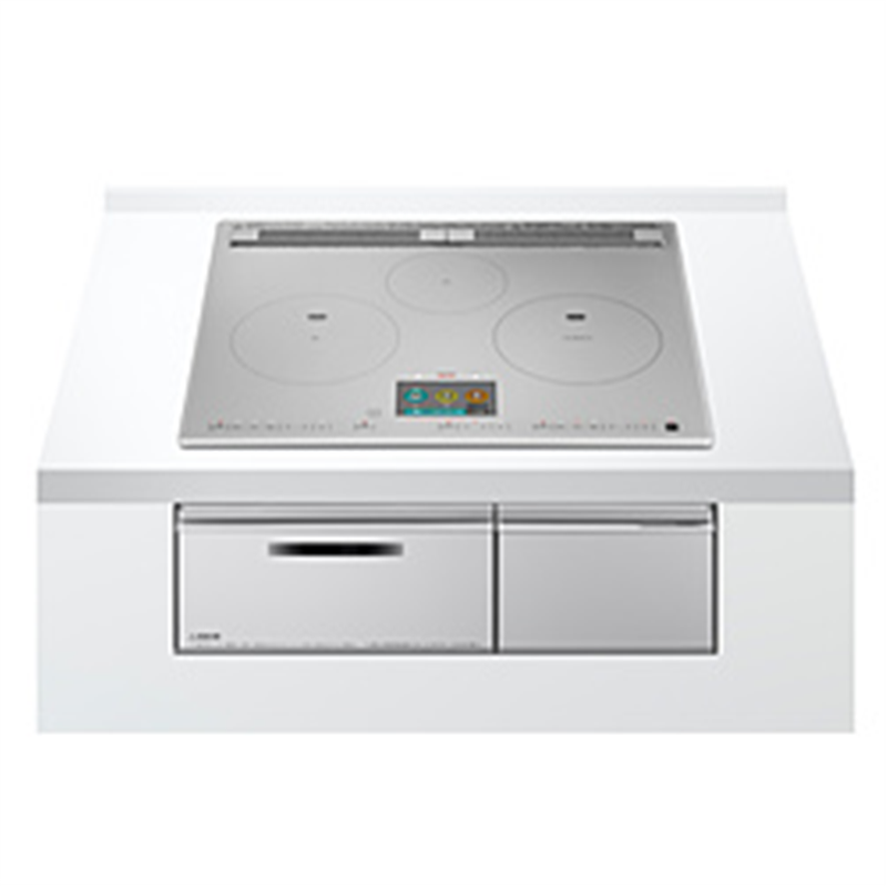 日立　HITACHI ビルトインIHクッキングヒーター  プレミアムシルバー HT-N2000STF ［3口IH /200V］ 1個（ご注文単位1個）【直送品】