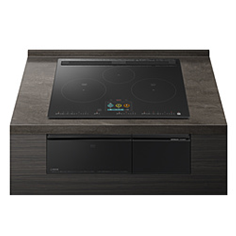 日立　HITACHI ビルトインIHクッキングヒーター  プレミアムブラック HT-N1500KTF ［3口IH /200V］ 1個（ご注文単位1個）【直送品】