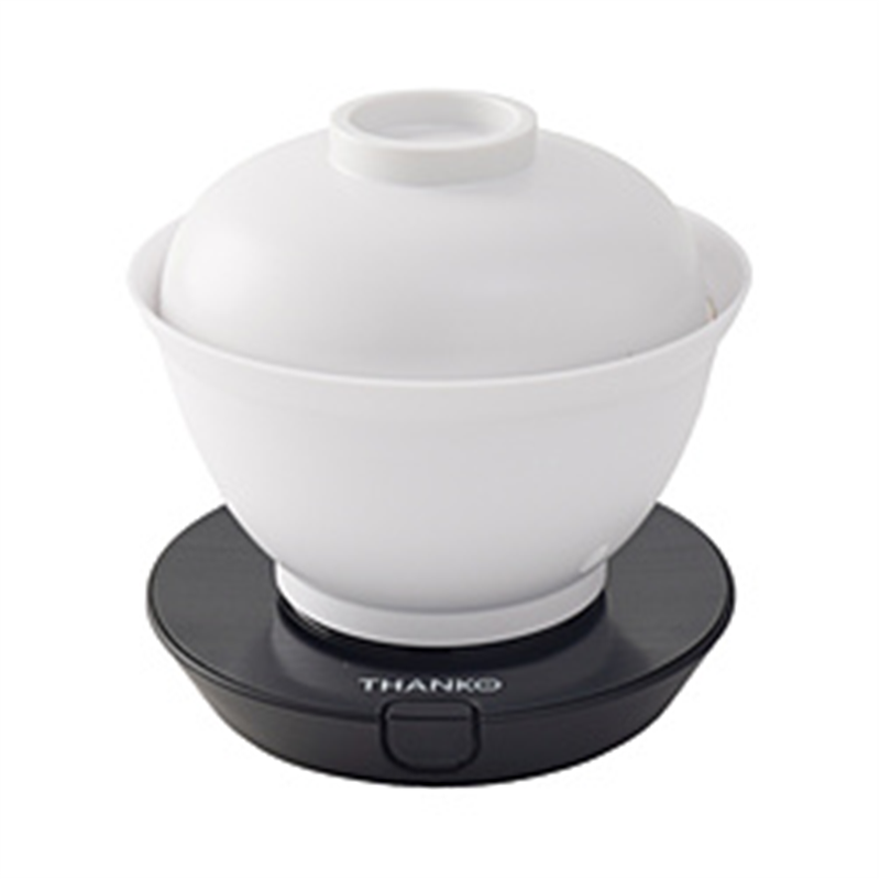 サンコー　THANKO 2段式どんぶり型超高速炊飯器「炊き立て丼」   DNBRRCSWH ［1合 /マイコン］ 1個（ご注文単位1個）【直送品】