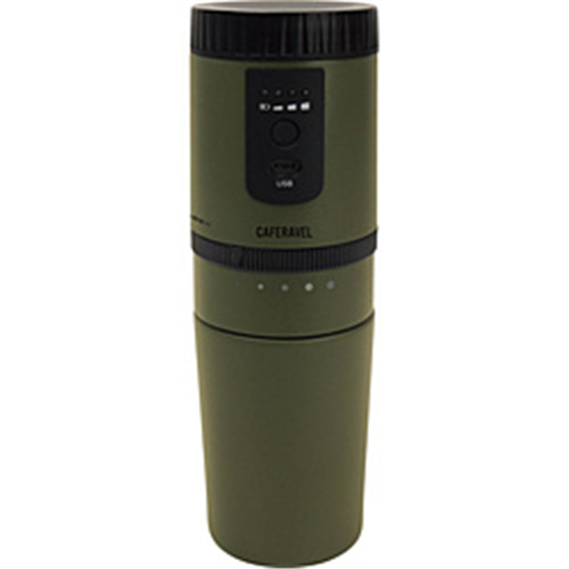 マクロス　macros CAFERAVEL オールインワンコーヒーメーカー  オリーブグリーン MEK-107OG ［ミル付き］ 1個（ご注文単位1個）【直送品】