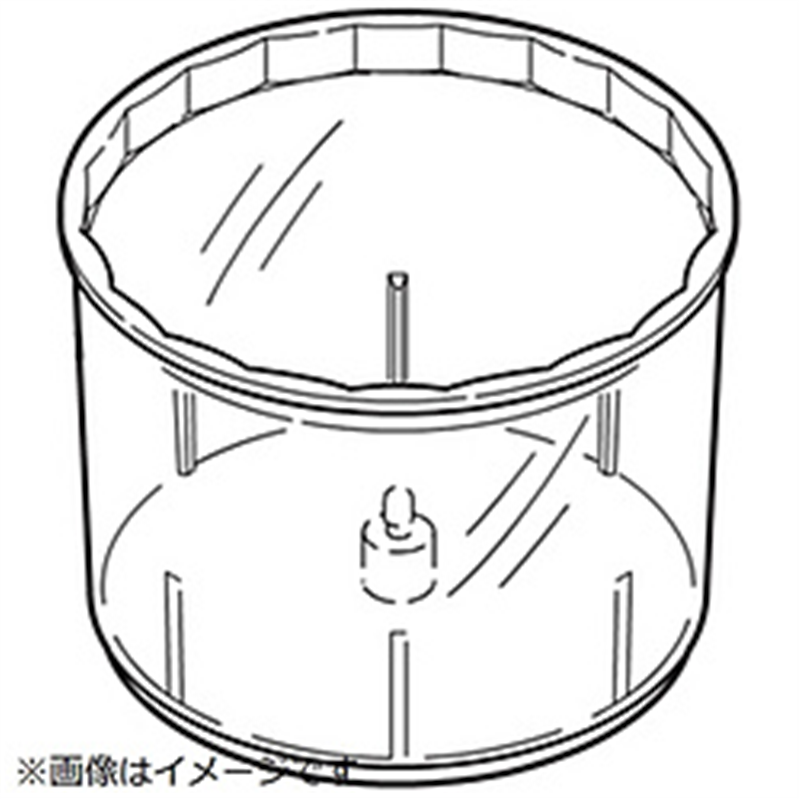 パナソニック　Panasonic ジューサー・ミキサー用 チョッパーボウル（チョッパーすべり止めなし） 1個（ご注文単位1個）【直送品】