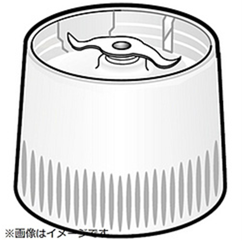 パナソニック Panasonic ジューサー・ミキサー用 ミルコップ台(カッター付)(ブラウン) 1個(ご注文単位1個)【直送品】