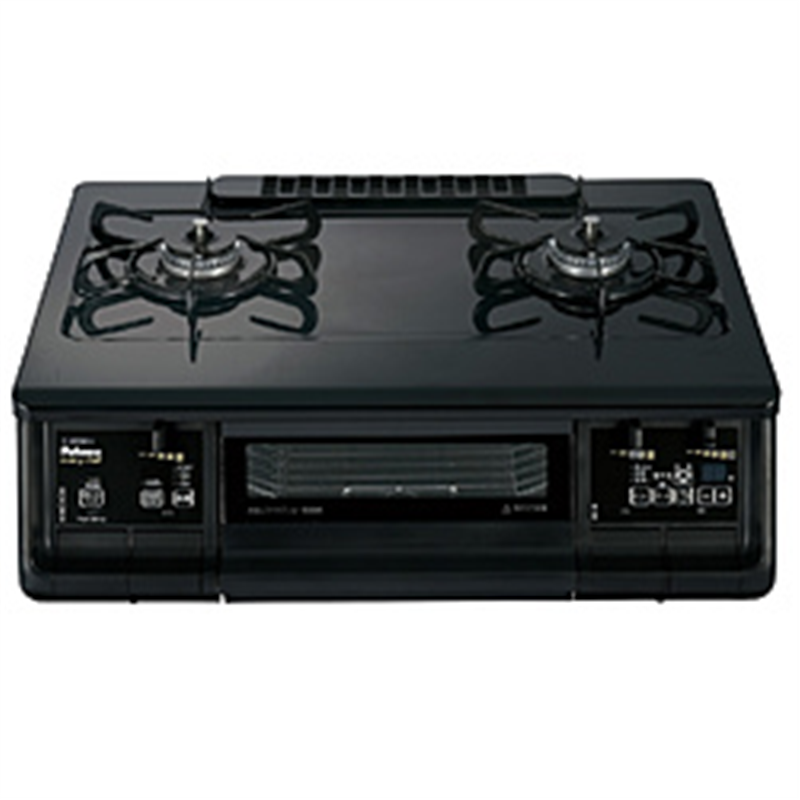 パロマ　Paloma ガステーブルコンロエブリーシェフ パロマ ブラック IC835WALLP 1個（ご注文単位1個）【直送品】