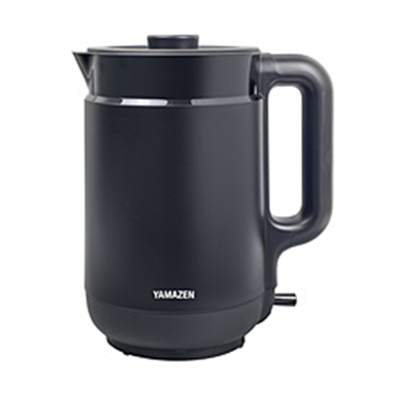 ヤマゼン　YAMAZEN 電気ケトル YAMAZEN ブラック YKP-1512(B) ［1.5L］ 1個（ご注文単位1個）【直送品】