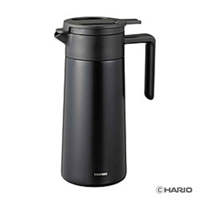 ハリオ　HARIO セラミックコーティング　真空二重保温ポット  ﾌﾞﾗｯｸ CHP-800-B 1個（ご注文単位1個）【直送品】
