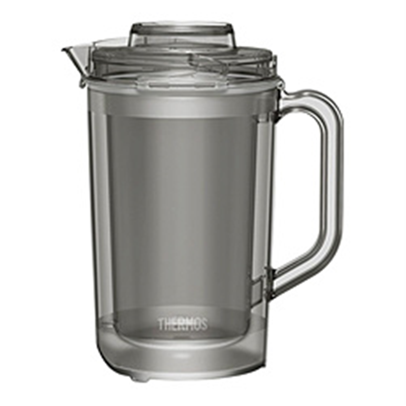 サーモス　THERMOS サーモス 透明2重ドリンクピッチャー TPJ-1601 ブラック   PPTK602 1個（ご注文単位1個）【直送品】