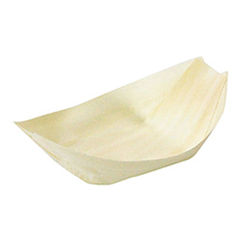 ヤマコー　YAMACO 経木容器 舟皿（100枚入）ポプラ 23584 3.5寸 1個（ご注文単位1個）【直送品】