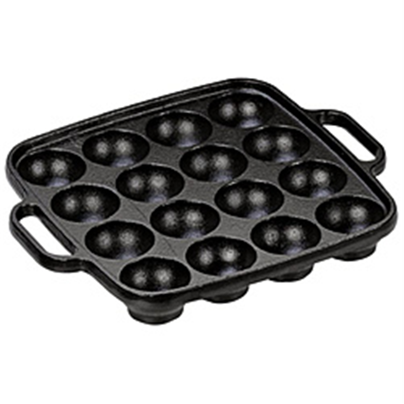 イシガキ産業　ISHIGAKI IH 鉄鋳物 鋳物 たこ焼き器 16穴 1個（ご注文単位1個）【直送品】