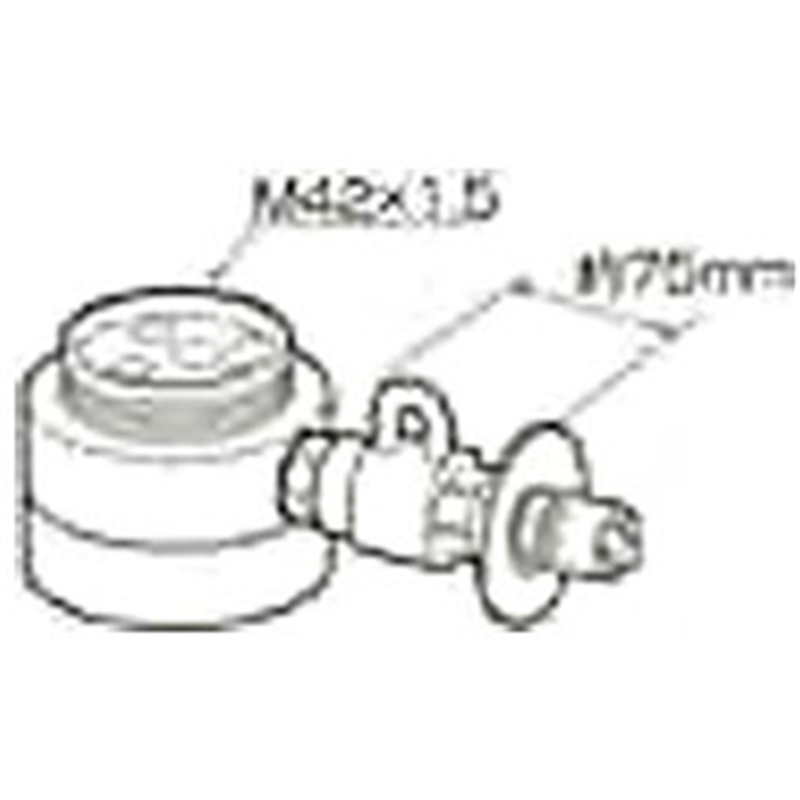 パナソニック Panasonic 食器洗い乾燥機用 分岐水栓 CB-SKG6 CB-SKG6 1個(ご注文単位1個)【直送品】