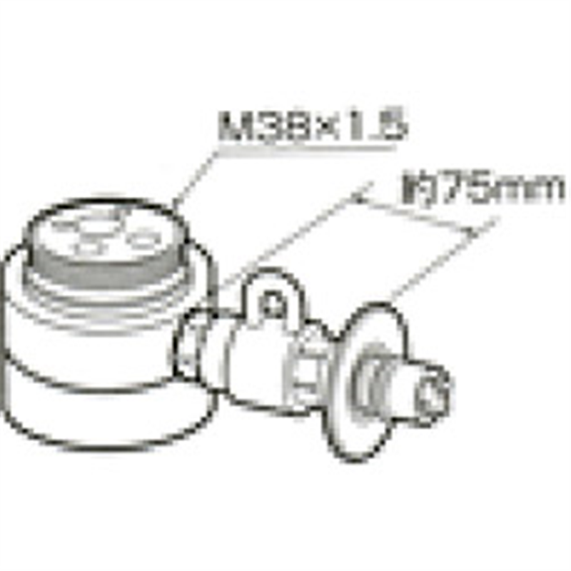 パナソニック　Panasonic 食器洗い乾燥機用 分岐水栓   CB-SED6 1個（ご注文単位1個）【直送品】