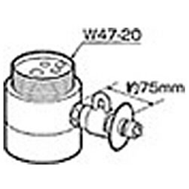 パナソニック Panasonic 食器洗い乾燥機用 分岐水栓 CB-SS6 CB-SS6 1個(ご注文単位1個)【直送品】