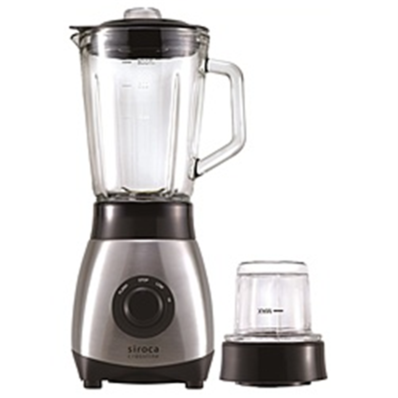 siroca　シロカ siroca ミル付きミキサー SJM-180G[氷も丸ごと砕ける/ガラス製ボトル/容量800ml] 1個（ご注文単位1個）【直送品】