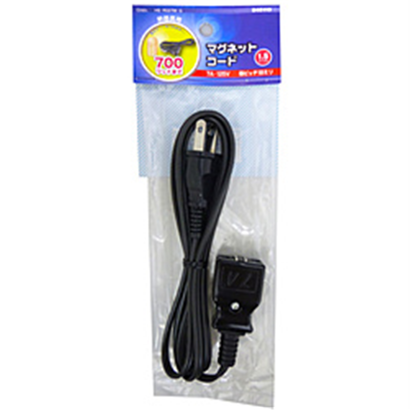 オーム電機 OHM ELECTRIC 7Aマグネットコード HS-R027M-G 1個(ご注文単位1個)【直送品】