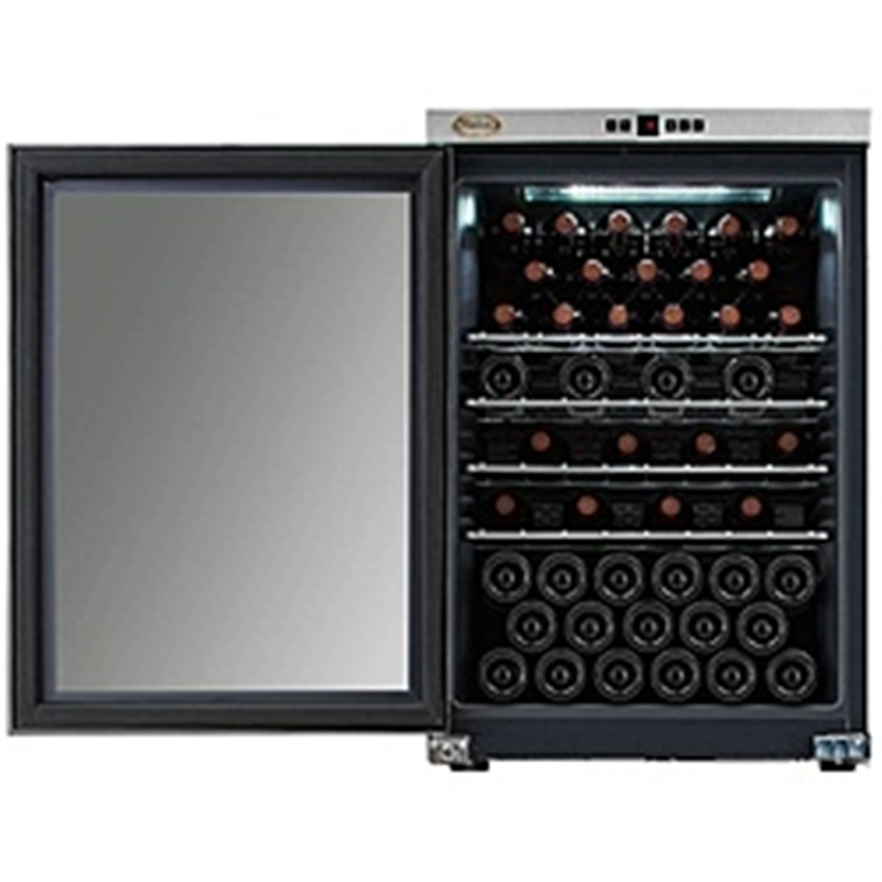 グローバル　GLOBAL ワインセラー(右ヒンジ左取手) シャンブレア プレミアム60  PROF100 ［60本 /左開き］ 1個（ご注文単位1個）【直送品】