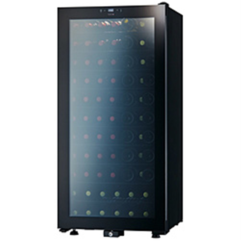 さくら製作所　SAKURA　WORKS ワインセラー ZERO CLASS Premium ブラック SB75 ［75本 /右開き］ 1個（ご注文単位1個）【直送品】