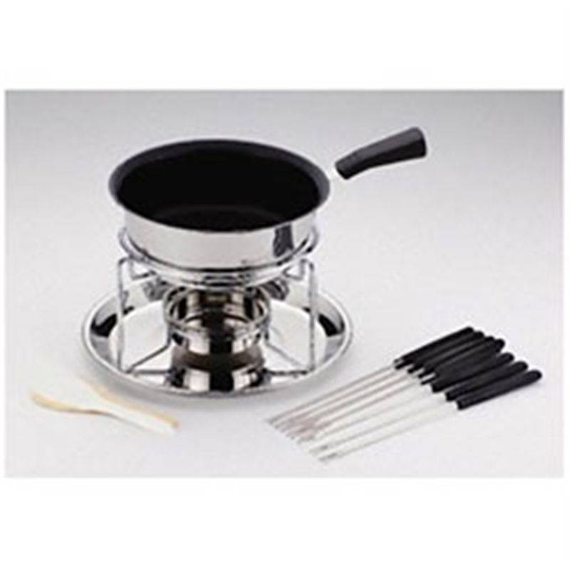 パール金属　PEARL　METAL 3層底チーズフォンデュ鍋セット[内面ふっ素加工] 1個（ご注文単位1個）【直送品】