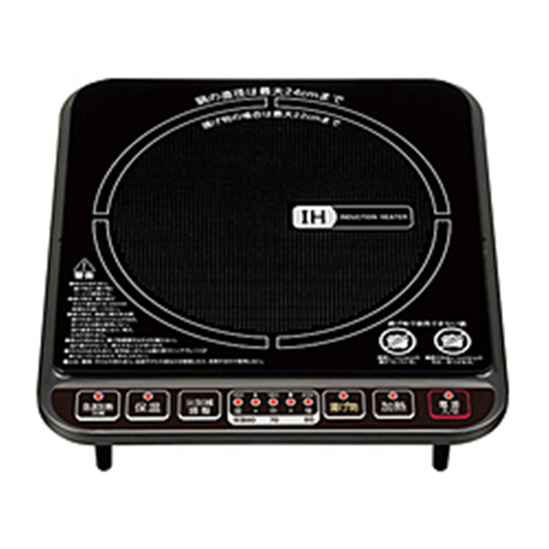 ヤマゼン　YAMAZEN 卓上型IH調理器  ブラック BEA-140B ［1口 /100V］ 1個（ご注文単位1個）【直送品】