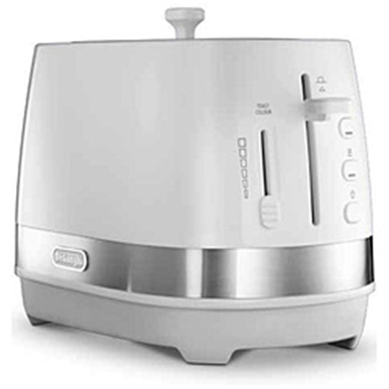 デロンギ　Delonghi ポップアップトースター ACTIVE SERIES(アクティブシリーズ） トゥルーホワイト CTLA2003J ［2枚］ 1個（ご注文単位1個）【直送品】