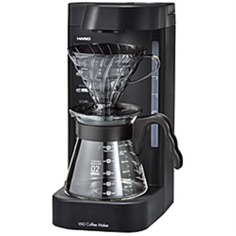 ハリオ　HARIO コーヒーメーカー V60 珈琲王2 透明ブラック EVCM2-5TB ［ミルなし］ 1個（ご注文単位1個）【直送品】