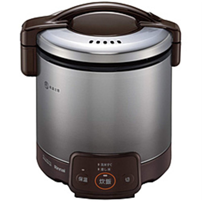 リンナイ　Rinnai ガス炊飯器  ダークブラウン RR-050VQ-DB_13A ［5合 /都市ガス12・13A］ 1個（ご注文単位1個）【直送品】