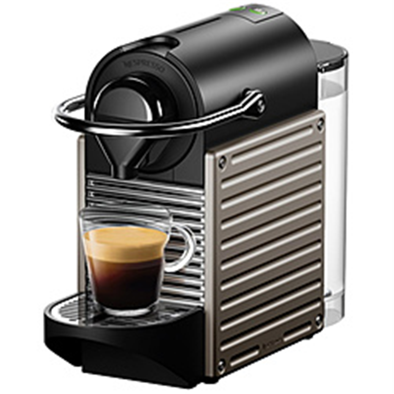 ネスレネスプレッソ　Nestle　Nespresso カプセル式エスプレッソマシン ピクシーツー チタン C61TI ［ミルなし］ 1個（ご注文単位1個）【直送品】