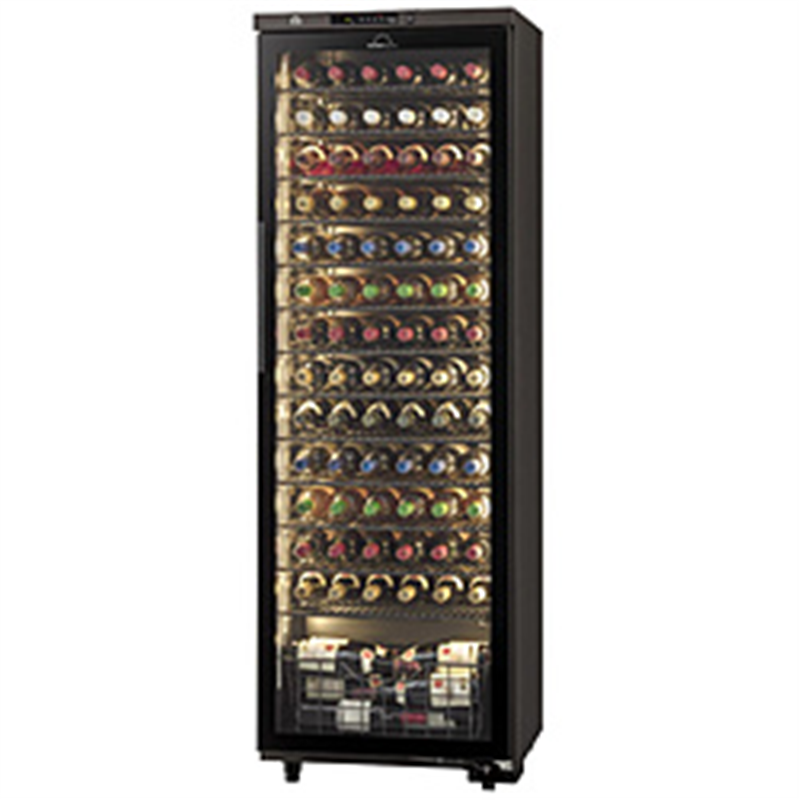 フォルスタージャパン　Forster　Japan ワインセラー  右開き LongFresh(ロングフレッシュ) ウッドブラック ST-308G(WK) ［90本 /右開き］ 1個（ご注文単位1個）【直送品】