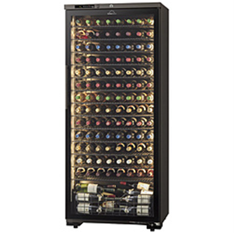 フォルスタージャパン　Forster　Japan ワインセラー  右開き LongFresh(ロングフレッシュ) ウッドブラック ST-408G(WK) ［120本 /右開き］ 1個（ご注文単位1個）【直送品】