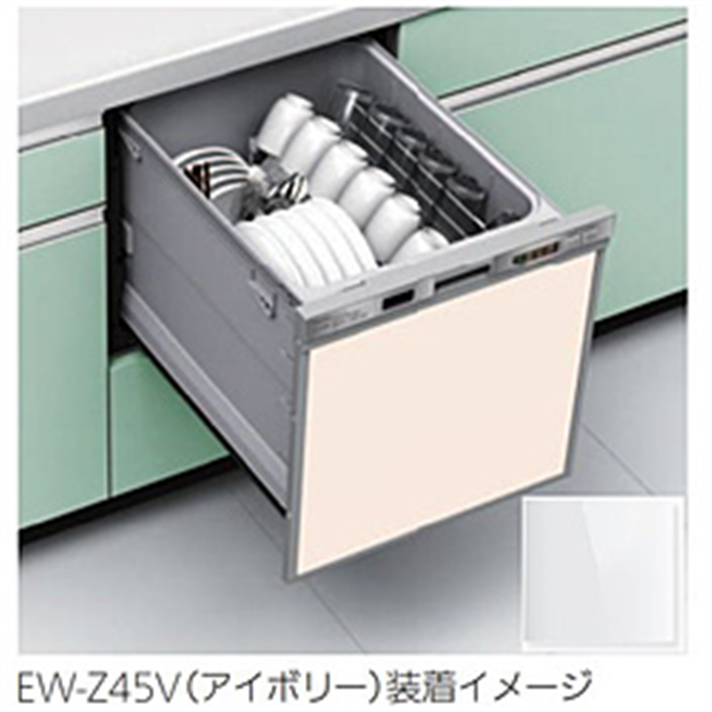三菱電機　Mitsubishi　Electric ビルトイン食器洗い乾燥機用ドアパネル  ホワイト EW-Z45W 1個（ご注文単位1個）【直送品】