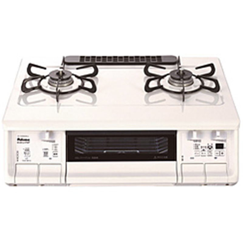 パロマ　Paloma ガスコンロ[2口/左強火] everychef(エブリシェフ)  IC-735WHA-L ［約60cm /プロパンガス /左強火］ 1個（ご注文単位1個）【直送品】