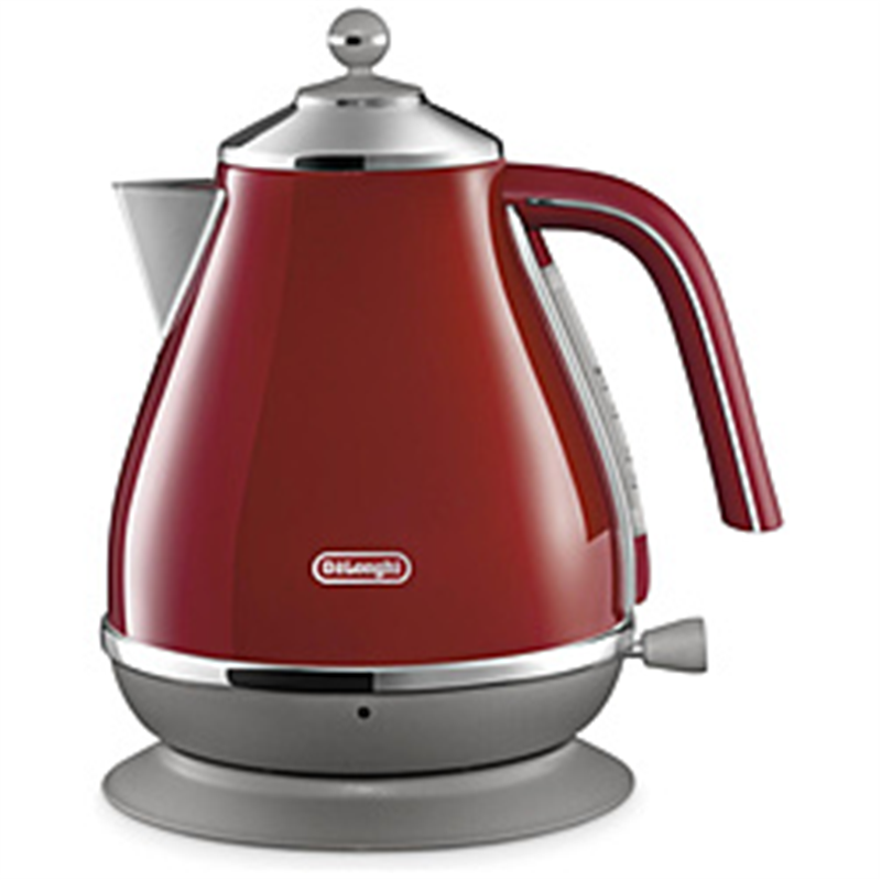 デロンギ　Delonghi 電気ケトル icona CAPITALS(アイコナ・キャピタルズ) トーキョーレッド KBOC1200J-R ［1.0L］ 1個（ご注文単位1個）【直送品】