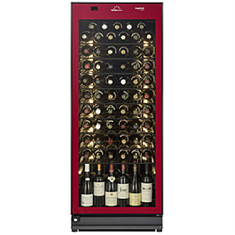 フォルスタージャパン　Forster　Japan ワインセラー LongFresh(ロングフレッシュ) ワインレッド ST-RV273G-R ［77本 /右開き］ 1個（ご注文単位1個）【直送品】