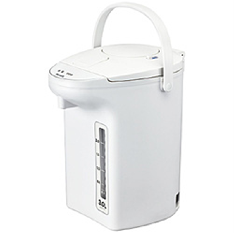 ピーコック　Peacock 電動保温エアーポット  ホワイト WVP-30 ［3.0L /蒸気レス/蒸気セーブ機能なし］ 1個（ご注文単位1個）【直送品】