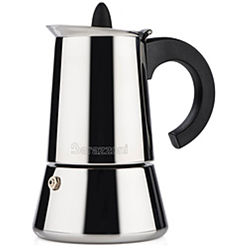 Barazzoni　バラゾーニ IH エスプレッソコーヒーメーカー6カップ LA CAFFETTIERA INOX  830008006 1個（ご注文単位1個）【直送品】