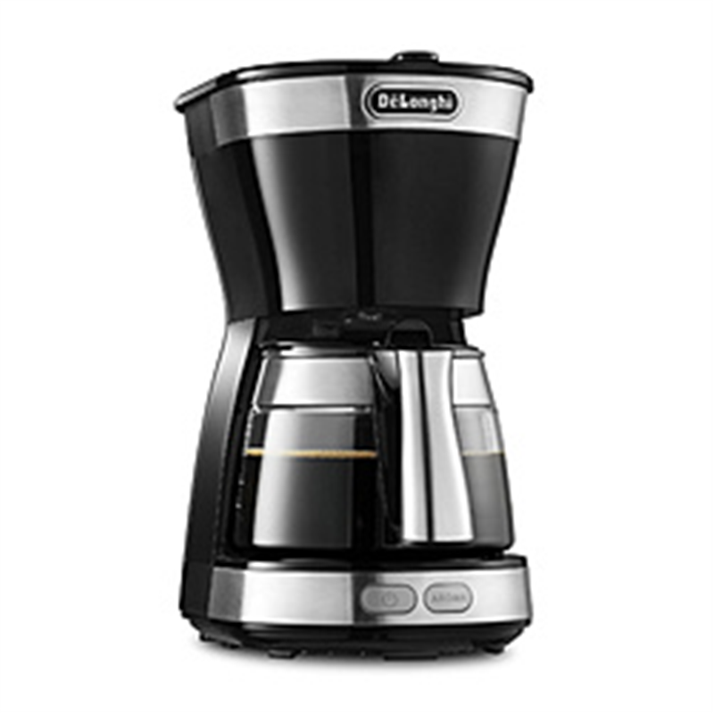デロンギ　Delonghi ドリップコーヒーメーカー アクティブ シリーズ インテンスブラック ICM12011J-BK ［ミルなし］ 1個（ご注文単位1個）【直送品】