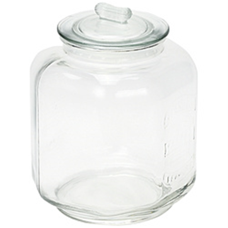 パール金属　PEARL　METAL HB-5003 ガラス製ライスストッカー 4kg用 1個（ご注文単位1個）【直送品】