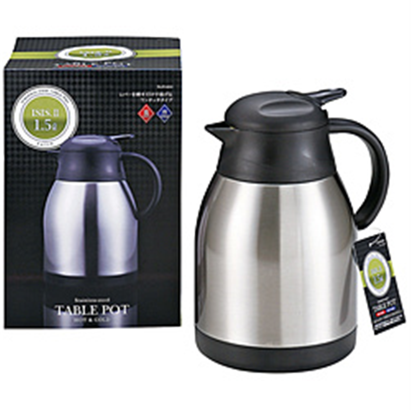 パール金属　PEARL　METAL イーシス2　ステンレステーブルポット1.5Lサテン   H-6312 1個（ご注文単位1個）【直送品】