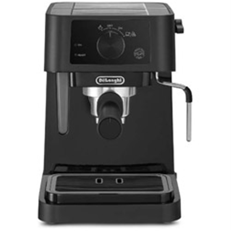 デロンギ　Delonghi エスプレッソ・カプチーノメーカー スティローザ ブラック EC235J-BK ［ミルなし］ 1個（ご注文単位1個）【直送品】