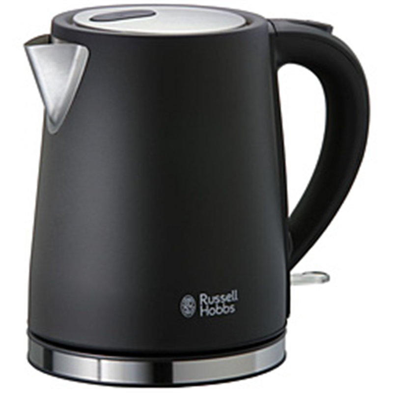 ラッセルホブス Russell Hobbs ベーシックケトル マットブラック 7013JP-BK 1個(ご注文単位1個)【直送品】