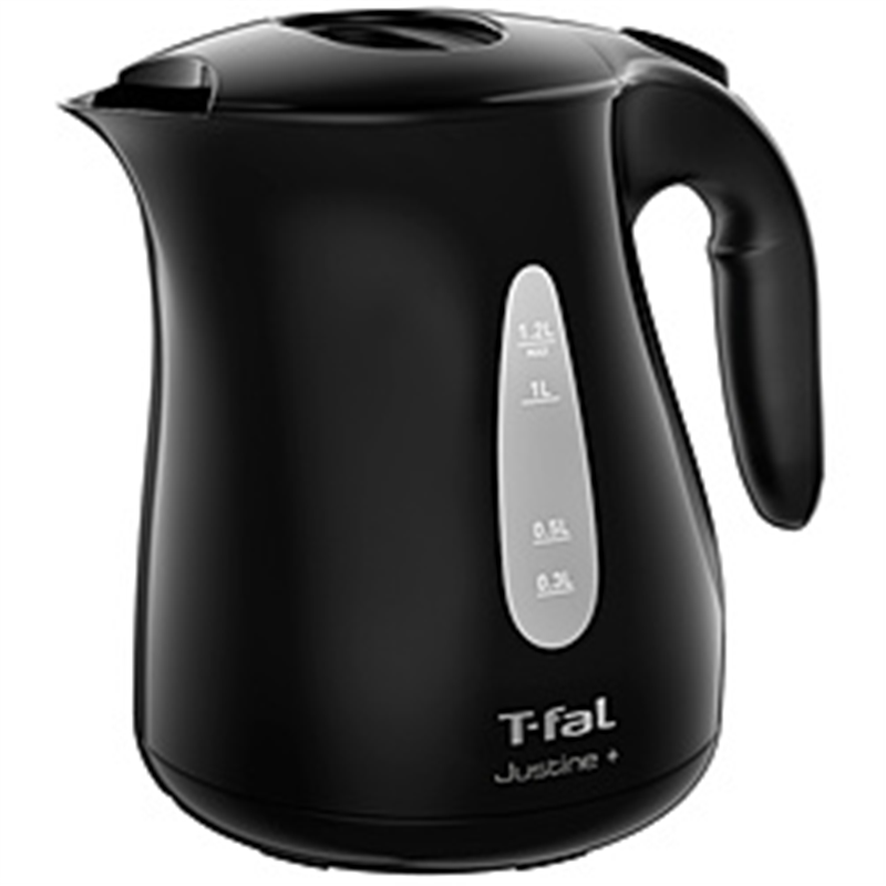 T-fal　ティファール ジャスティン プラス  ブラック KO4908JP ［1.2L］ 1個（ご注文単位1個）【直送品】