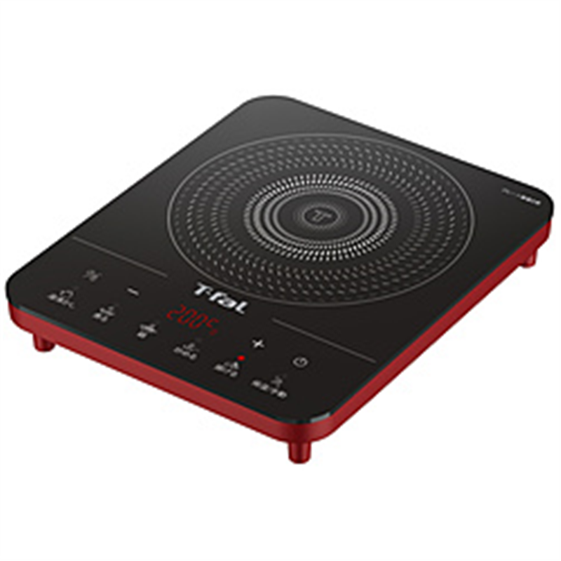 T-fal　ティファール 卓上IH調理器 フルフラットIH リーガルレッド IH2025JP ［プレートセット /1口 /100V］ 1個（ご注文単位1個）【直送品】