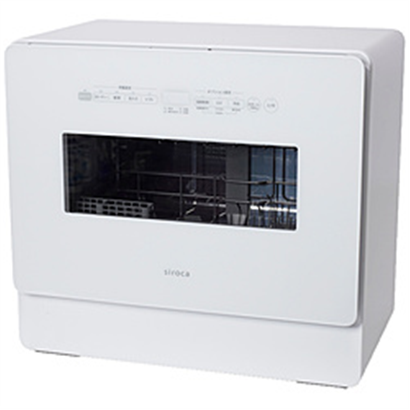 siroca　シロカ 食器洗い乾燥機  ホワイト SS-MH351W ［5人用］ 1個（ご注文単位1個）【直送品】