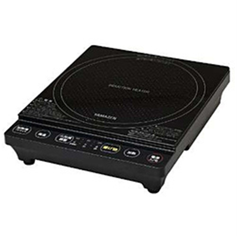 ヤマゼン　YAMAZEN IH調理器   YEP-S100-B ［1口 /100V］ 1個（ご注文単位1個）【直送品】