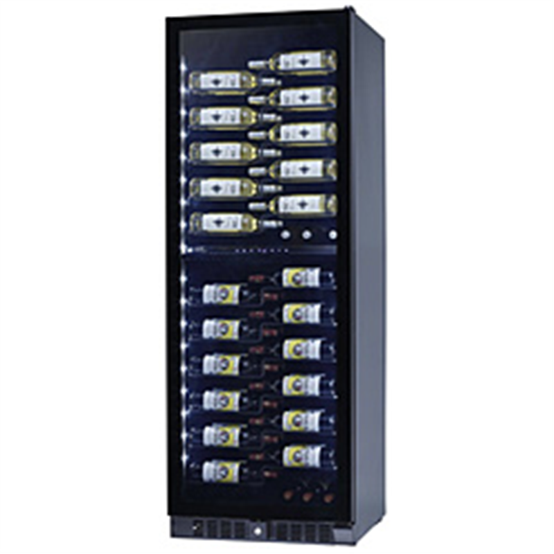 グローバル　GLOBAL ワインセラー ブリリアントDUO 131 R（右ヒンジ左取手）  BU468DAR ［131本］ 1個（ご注文単位1個）【直送品】