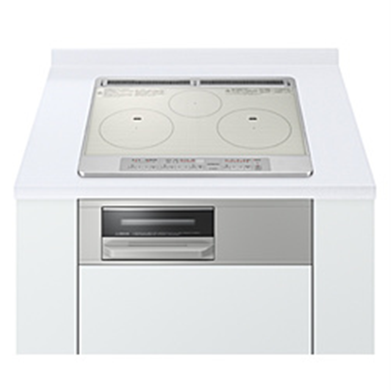 日立　HITACHI ビルトインIHクッキングヒーター  シルバー HT-N60ST 1個（ご注文単位1個）【直送品】