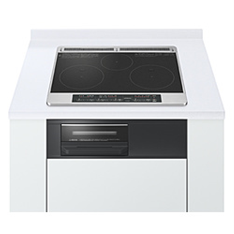 日立　HITACHI ビルトインIHクッキングヒーター  ブラック HT-N6KT 1個（ご注文単位1個）【直送品】