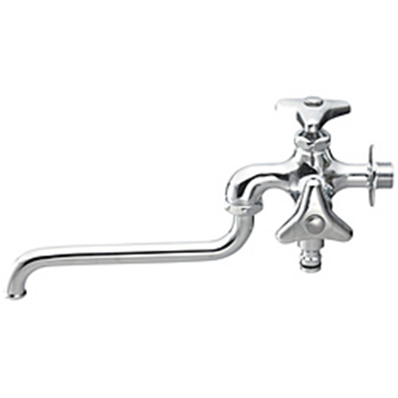 SANEI　サンエイ SANEI 散水用二口自在水栓   E106V13 1個（ご注文単位1個）【直送品】