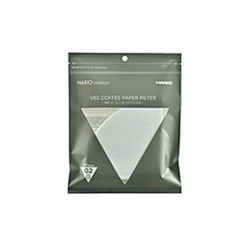 ハリオ　HARIO V60用ペーパーフィルター02W　チャック付 HARIO  O-VCF-02-40W 1個（ご注文単位1個）【直送品】