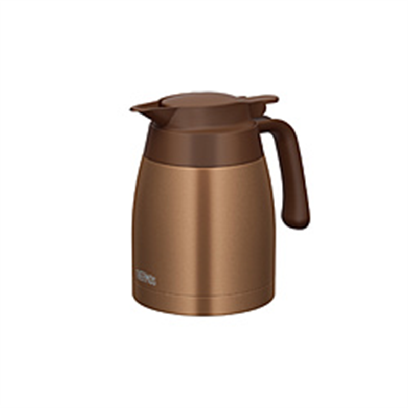 サーモス　THERMOS ステンレスポット1.0L　TTB-1001-BWG（ブラウンゴールド）  ﾌﾞﾗｳﾝｺﾞｰﾙﾄﾞ TTB-1001-BWG ［蒸気レス/蒸気セーブ機能なし］ 1個（ご注文単位1個）【直送品】