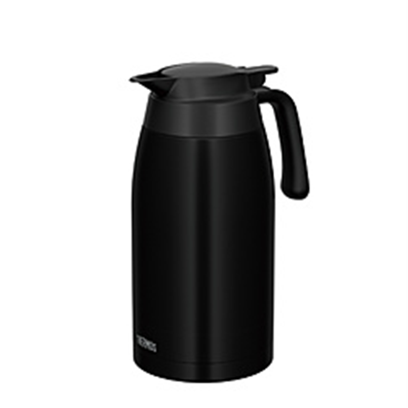 サーモス　THERMOS ステンレスポット2.0L  マットブラック TTB-2001-MTBK ［蒸気レス/蒸気セーブ機能なし］ 1個（ご注文単位1個）【直送品】