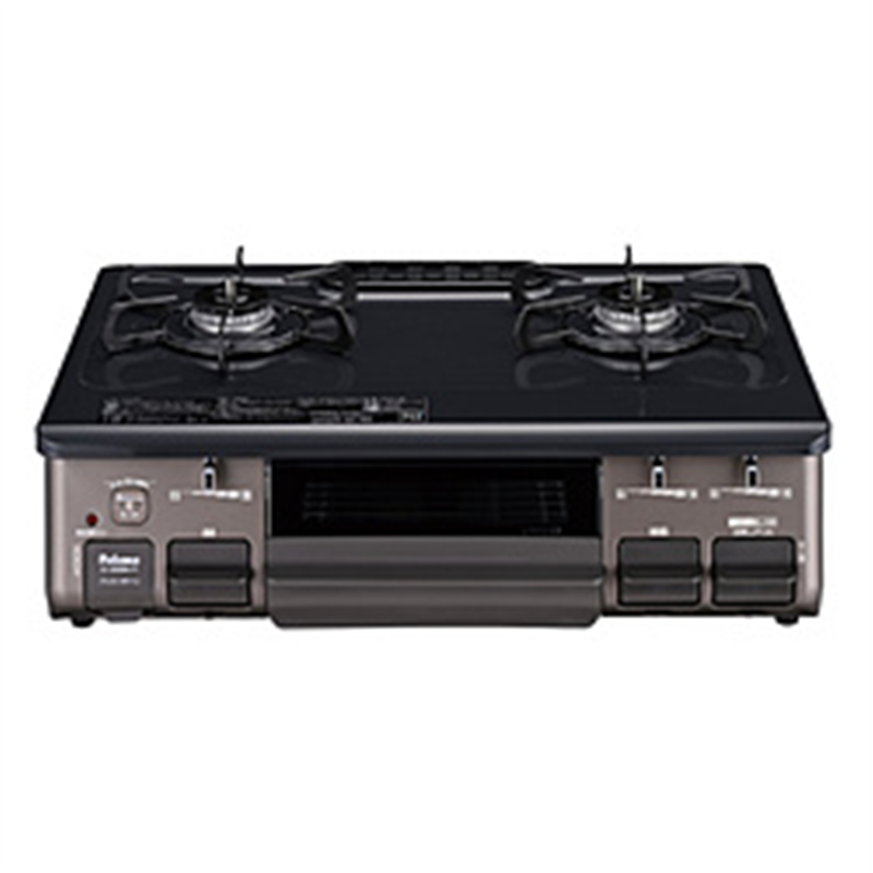 パロマ　Paloma ガステーブルコンロ パロマ グレー ICS89BMRLP ［プロパンガス］ 1個（ご注文単位1個）【直送品】